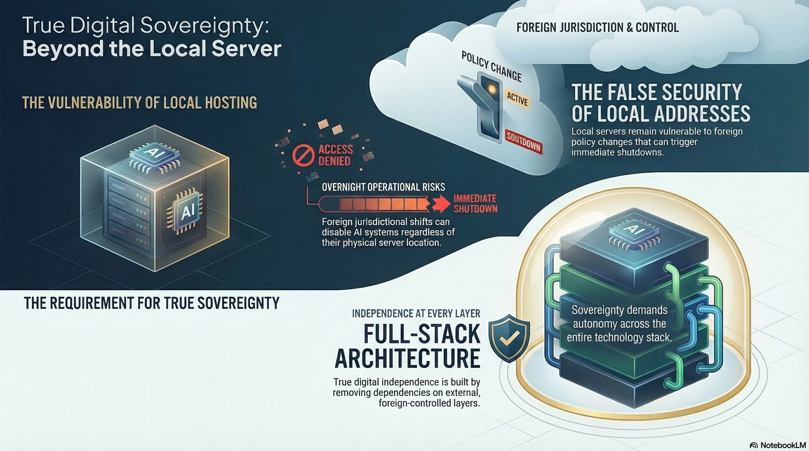 The Digital Sovereignty Trap: Why Locally Hosted AI Isn't Always Local — And What Digital Sovereignty AI Really Requires
