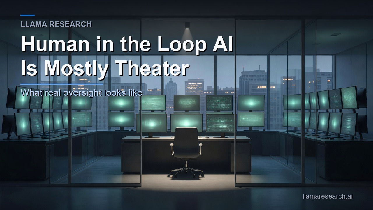 Human in the Loop AI Is Mostly Theater — Here's What the Real Thing Looks Like